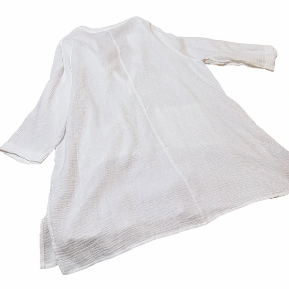 💙🌼NWT KONA SOL COVER UP. FRONT POCKETS 100% COTTON. - Picture 4 of 11